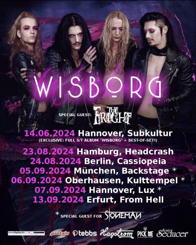 13.09.2024: Wisborg + The Fright + Sorrownight im Club From Hell in Erfurt